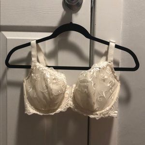 Soma Sensuous Lace Ivory Bra 34DDD NWT